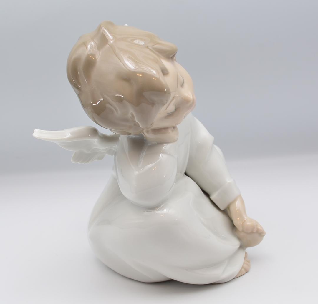 夢見る天使／フルートを吹く天使　リヤドロ　2体おまとめ　スペイン　ご成約済み