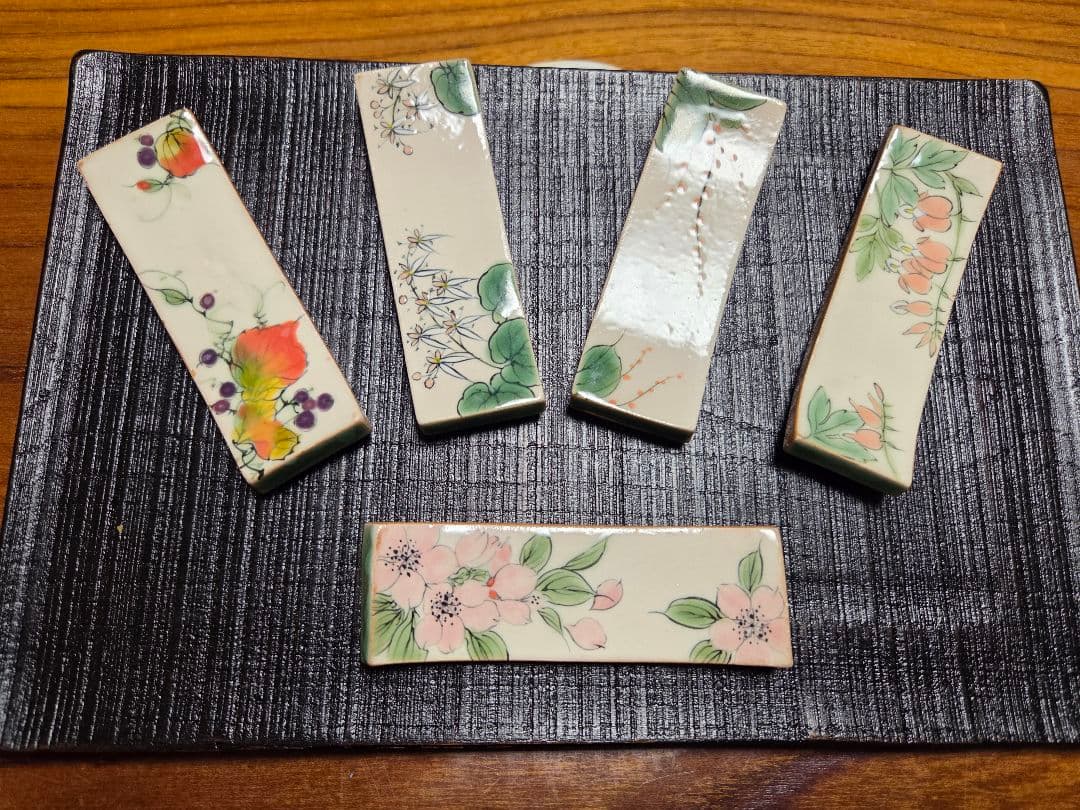 京焼　陶あん　箸置き5点