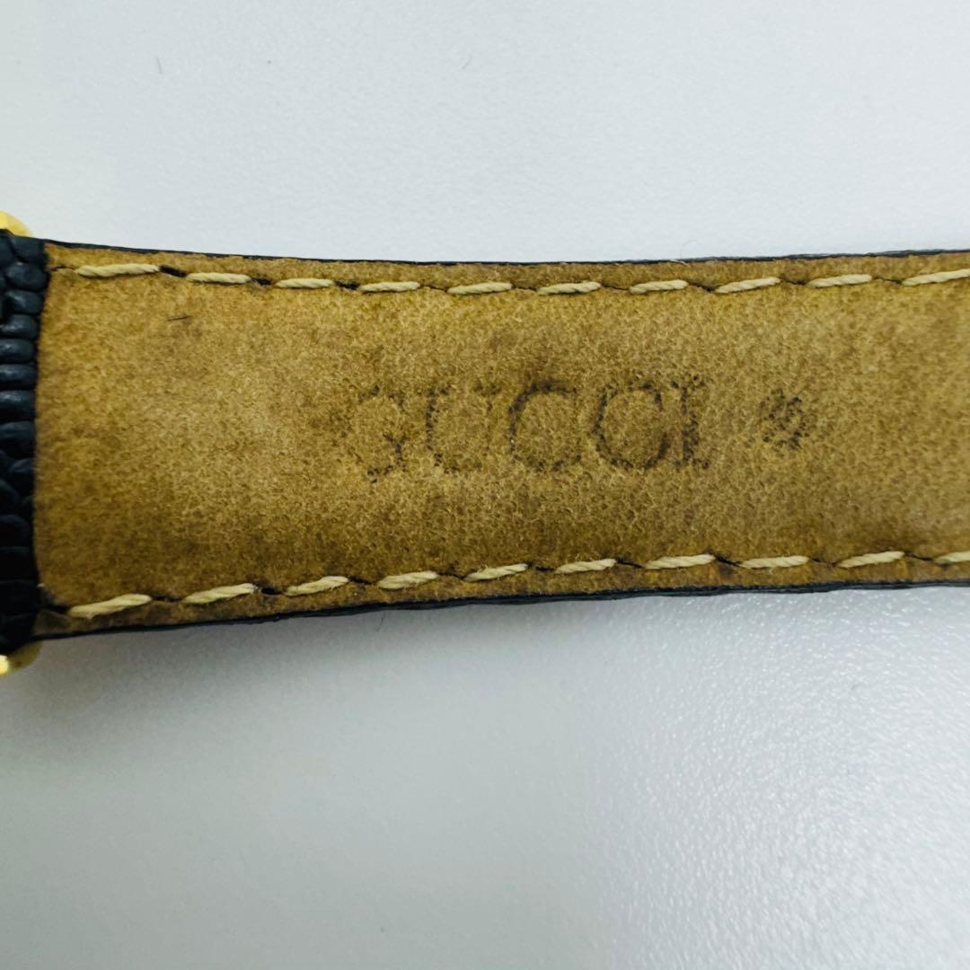 ✨グッチ✨ホースビット✨6300L✨黒/金✨クオーツ✨腕時計✨箱・付属品付き✨