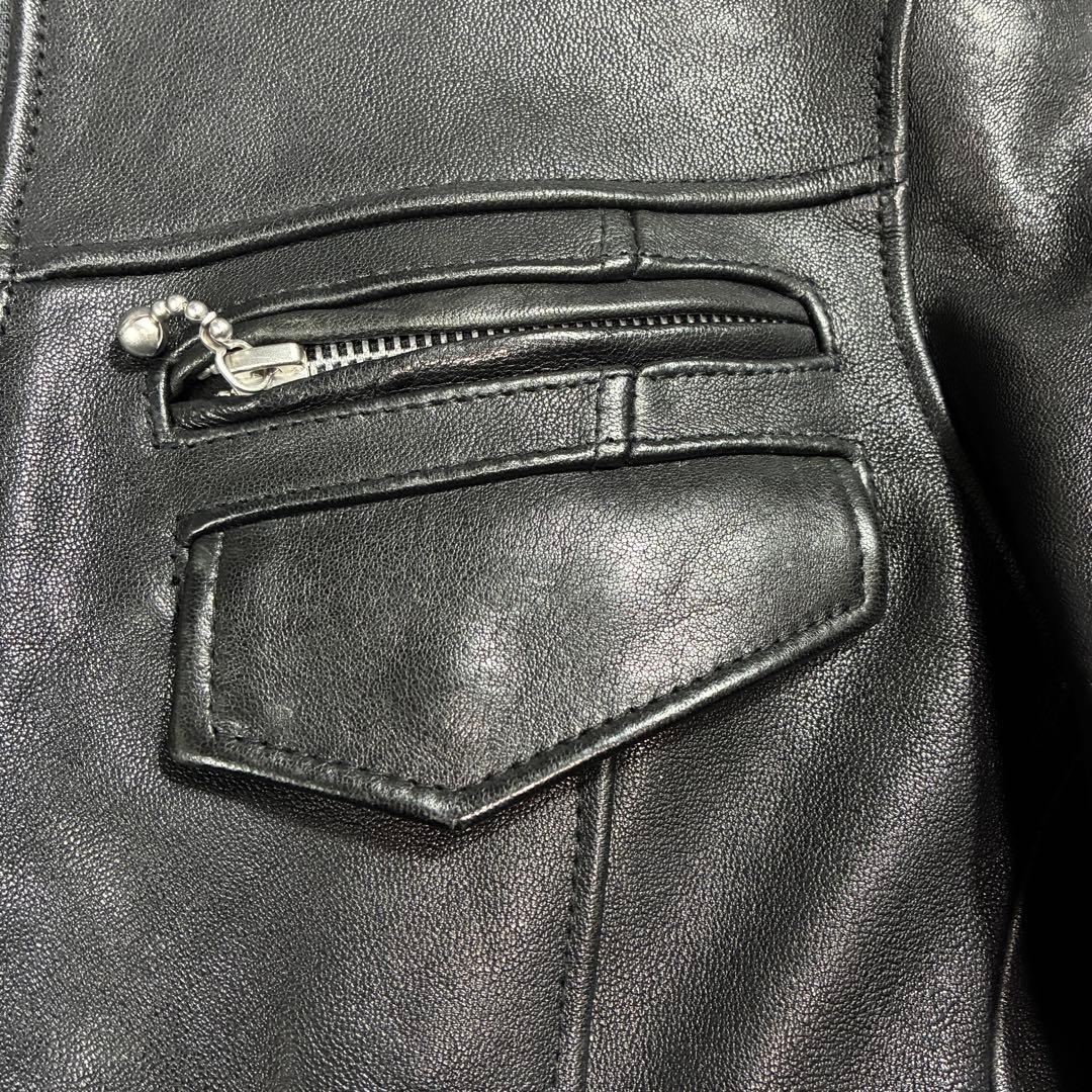 美品✨ Buffalo Bobs レザー ライダース BLACK