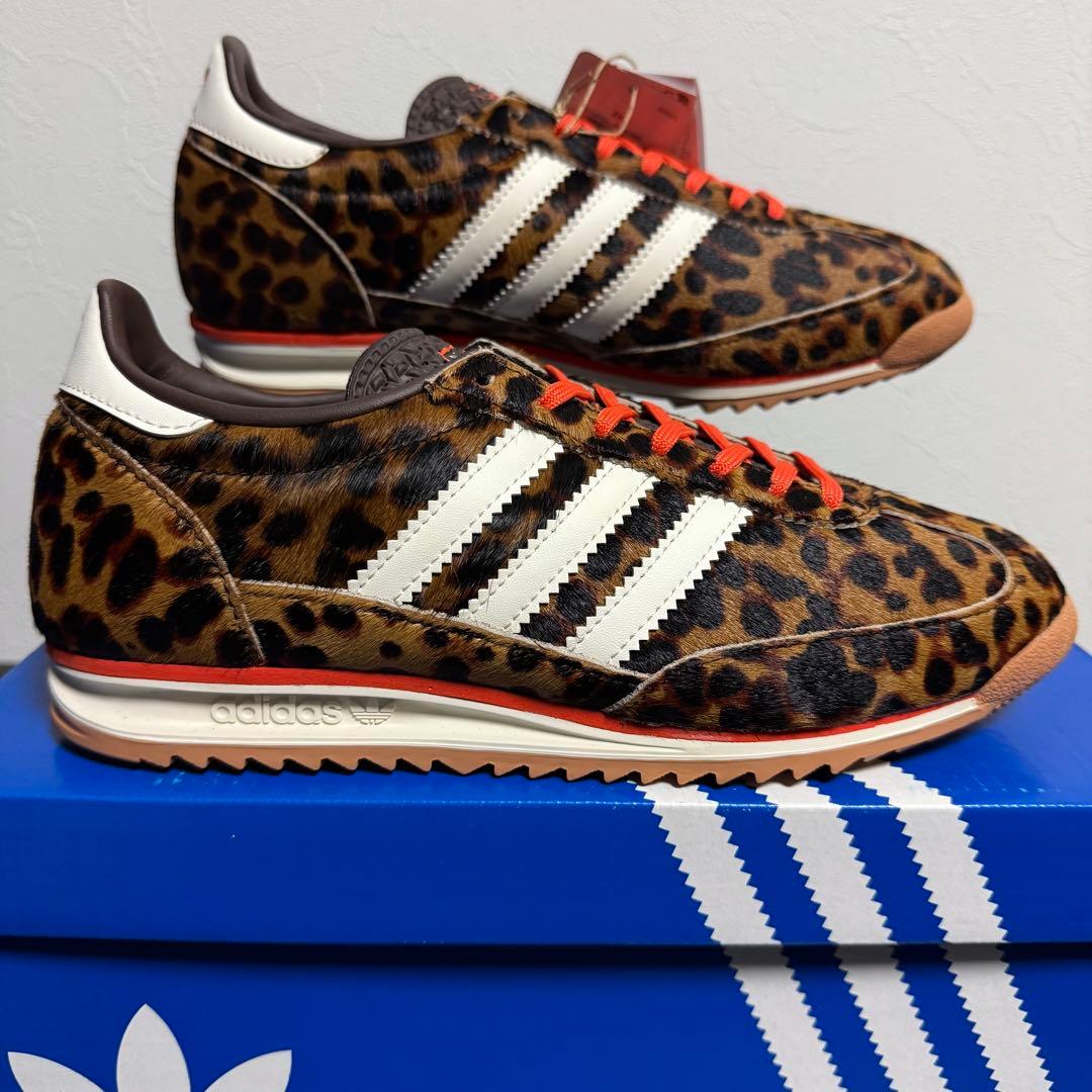 ADIDAS ORIGINALS SL 72 OG レオパード 豹柄 24.0
