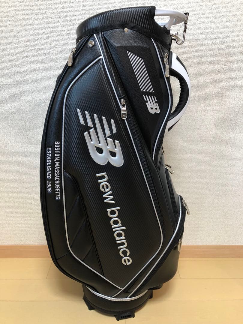 【新品】new balance golf キャディバッグ　ブラック　9型