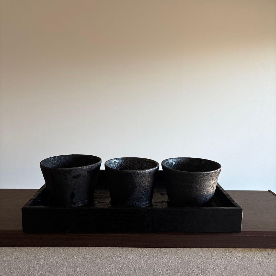 ◻️遠藤素子さん◻️大きめの蕎麦猪口 3点