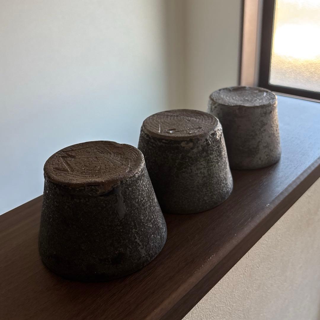 ◻️遠藤素子さん◻️大きめの蕎麦猪口 3点