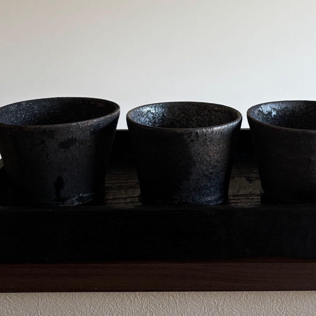 ◻️遠藤素子さん◻️大きめの蕎麦猪口 3点