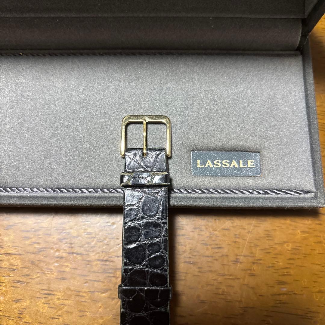 電池交換済み SEIKO LASSALE クォーツ時計