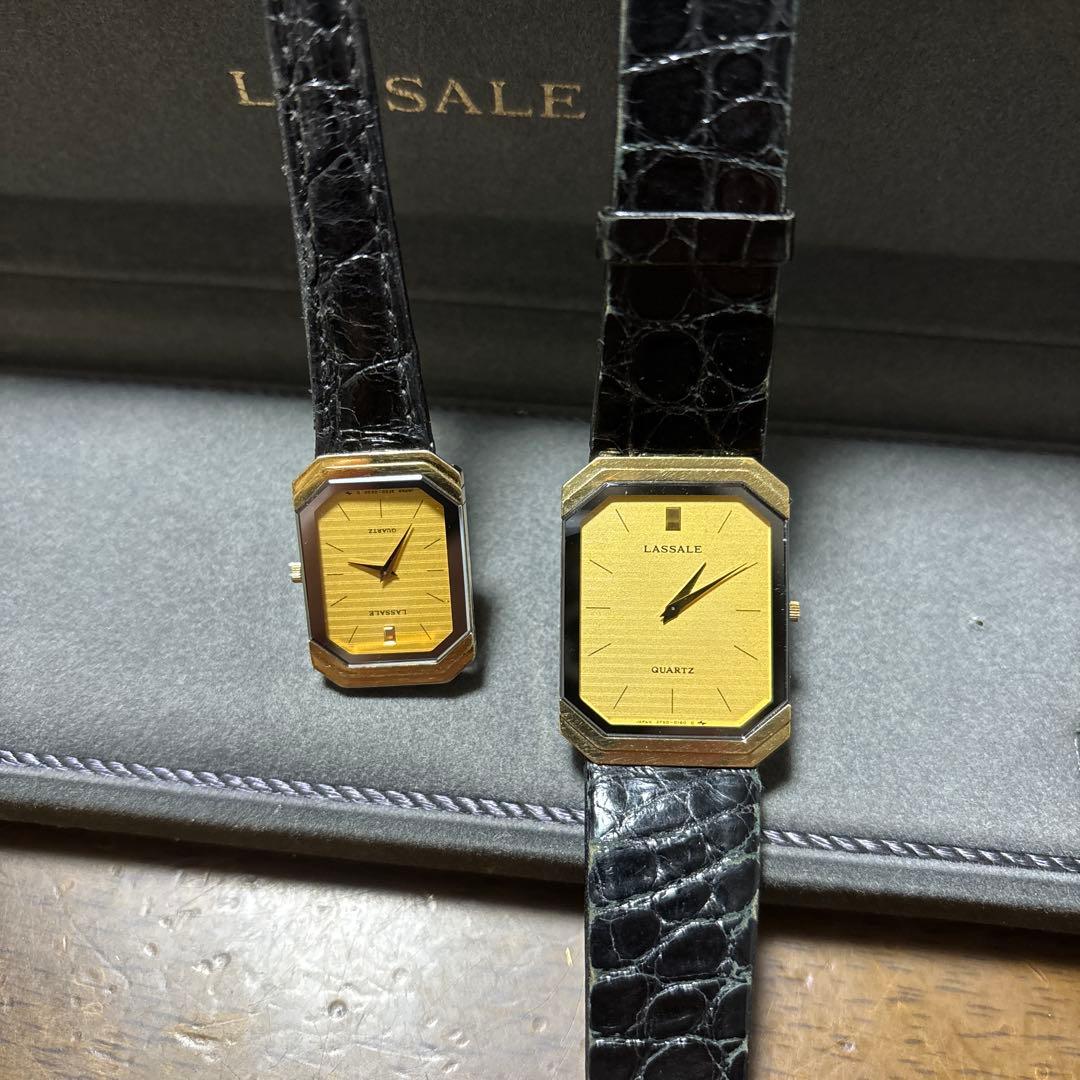 電池交換済み SEIKO LASSALE クォーツ時計