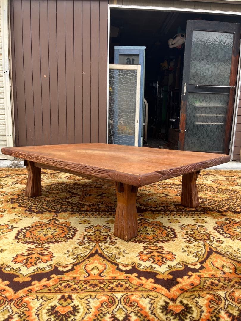 屋久杉 センターテーブル 座卓 インテリア 和室 和 昭和レトロ