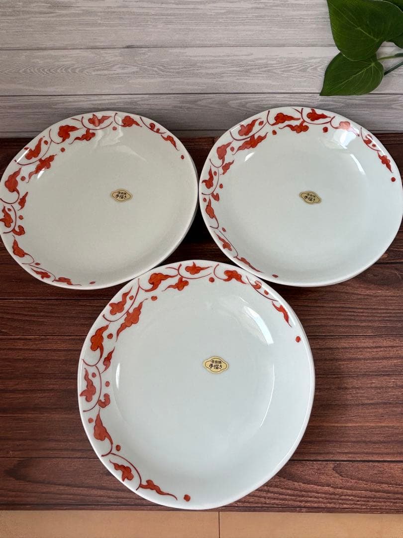 有田焼　そうた窯　錦草紋5.5寸　6枚セット