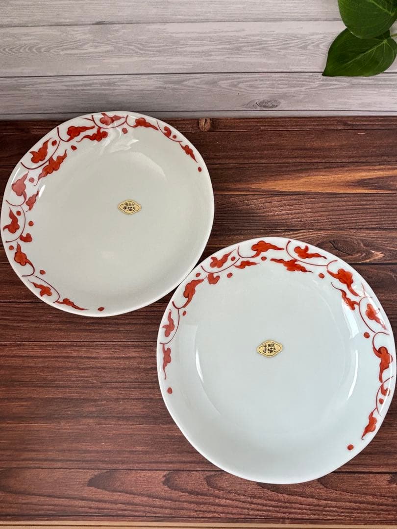 有田焼　そうた窯　錦草紋5.5寸　6枚セット