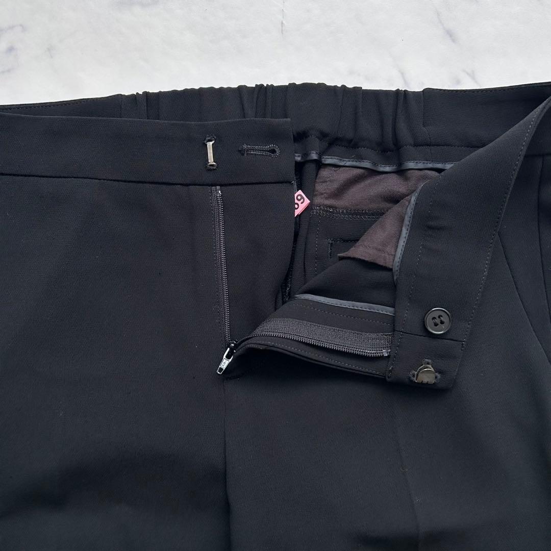 アンタイトル パンツスーツ トリアセテート ブラック 通年