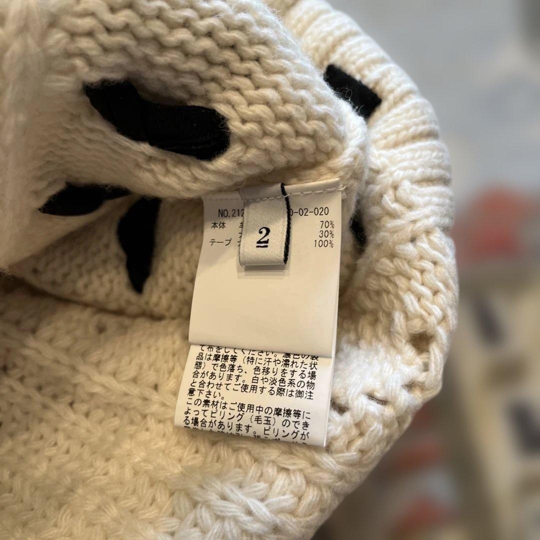 極美品　アルアバイル　ルルウィルビー リボンケーブルプルオーバー　ニット