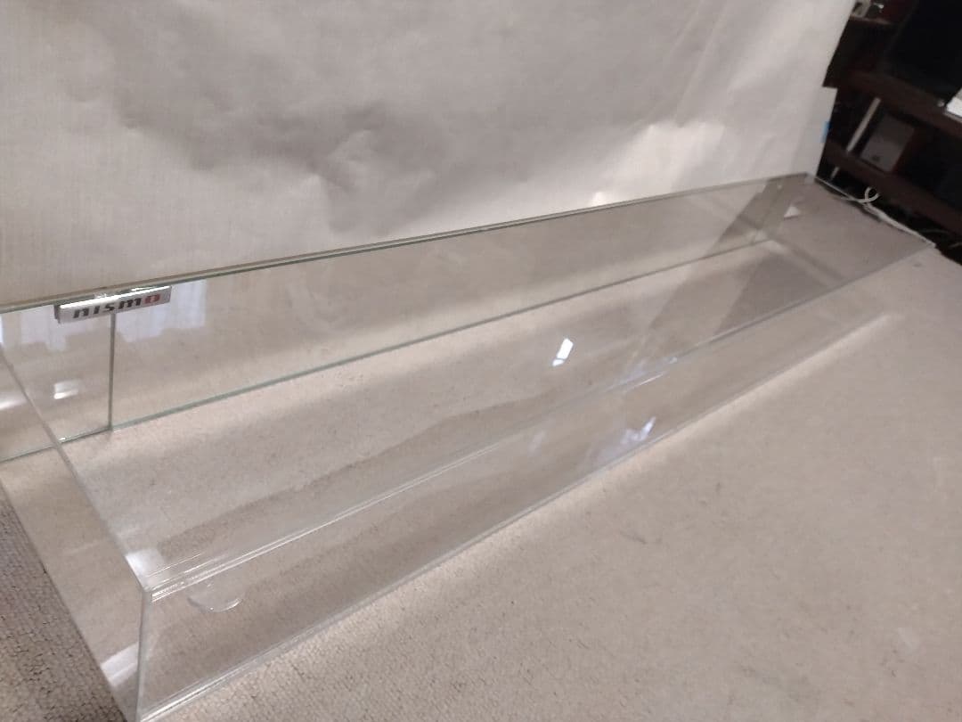 ラリー1/18 ミニカーディスプレイケース　背面ミラー　正面けんどん式