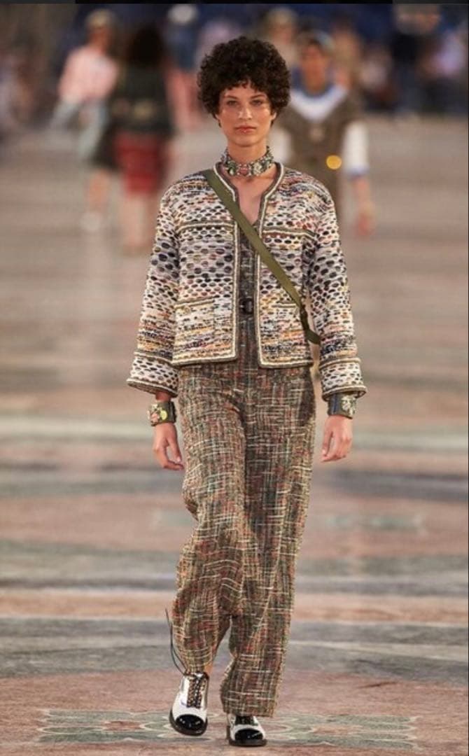 CHANEL ツイードオールインワン 36