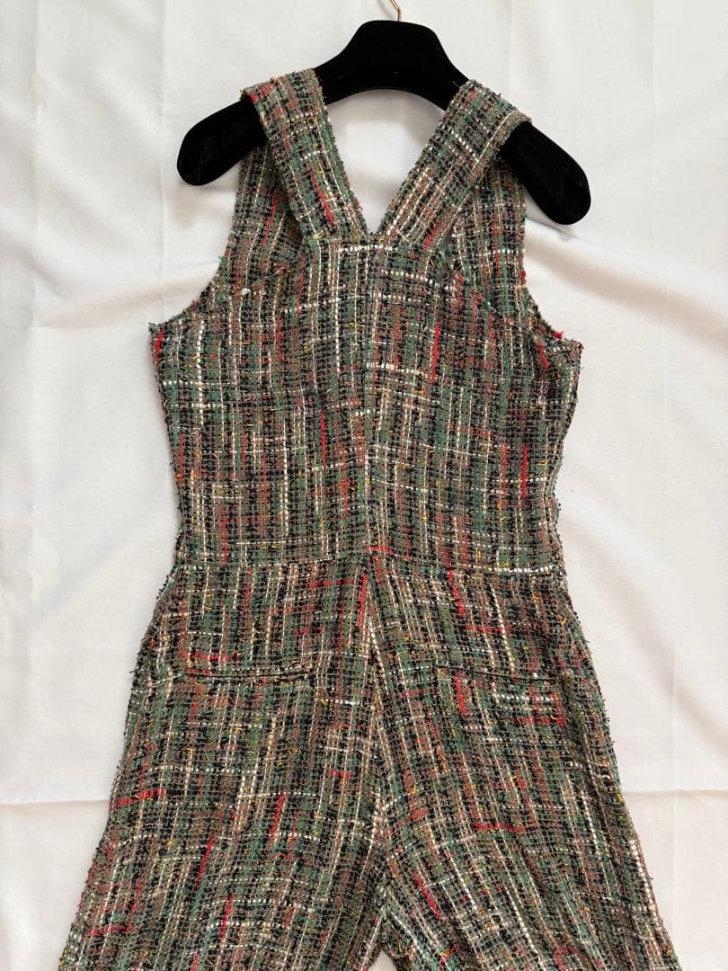 CHANEL ツイードオールインワン 36