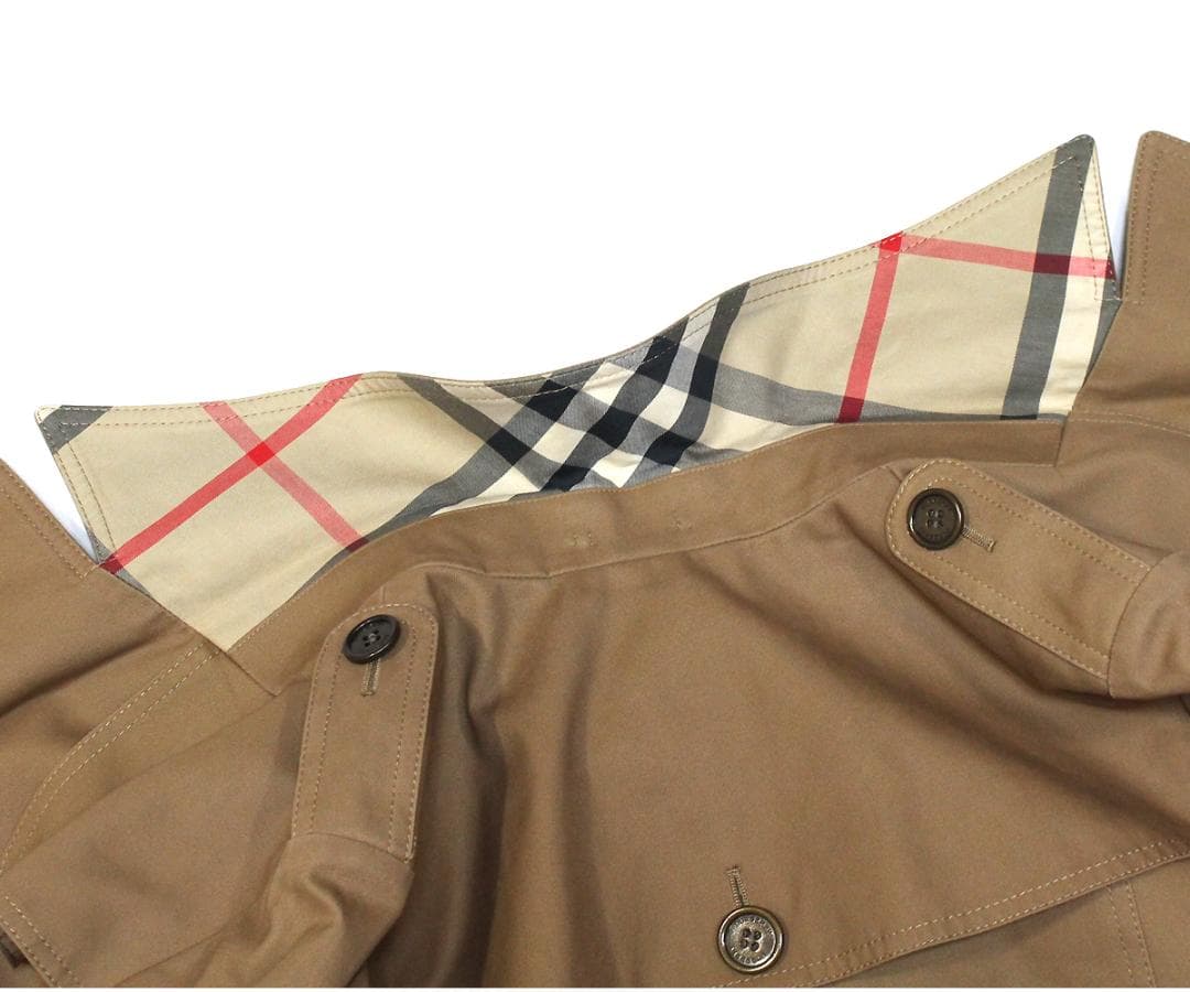 新品 バーバリー コート 46 ライナー付き ジャケット チェック裏地 タグ付き