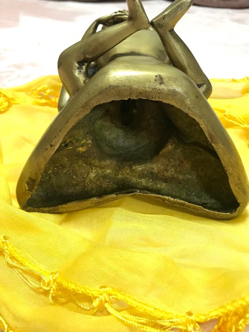 チベット密教/歓喜仏 高さ約16㎝ 約1kg/ヤブユム/シャクティ