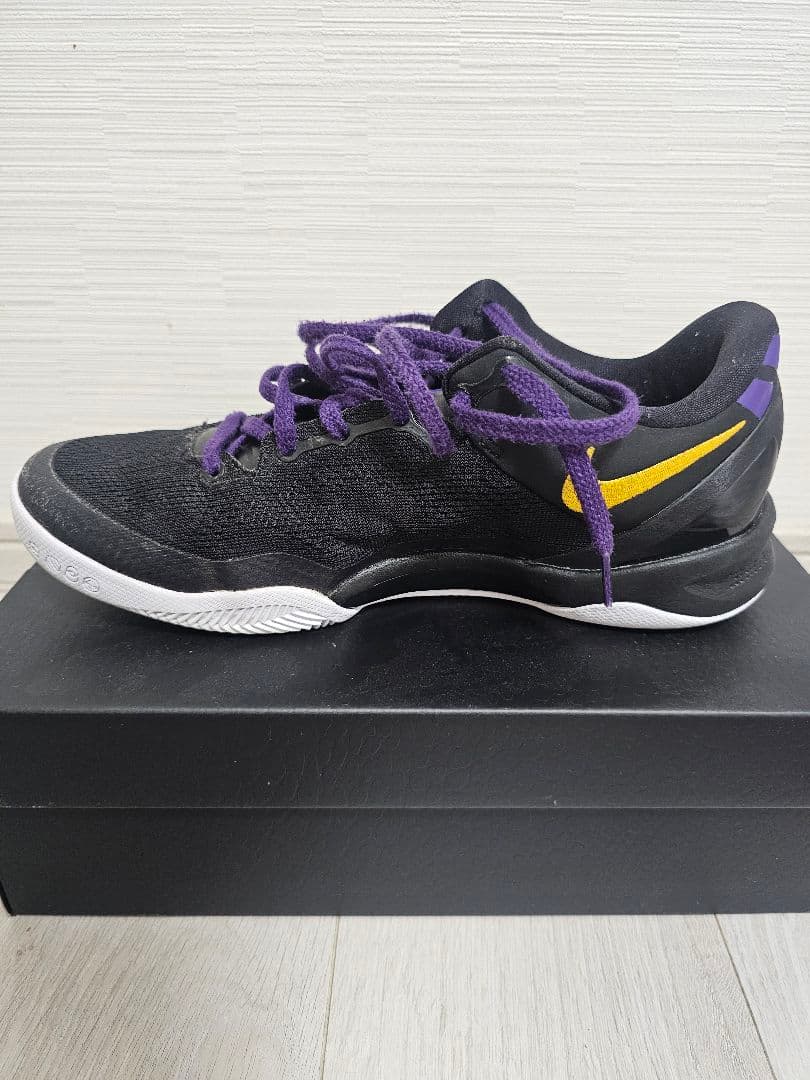 コービー8 26.5cm 黒/紫/黄