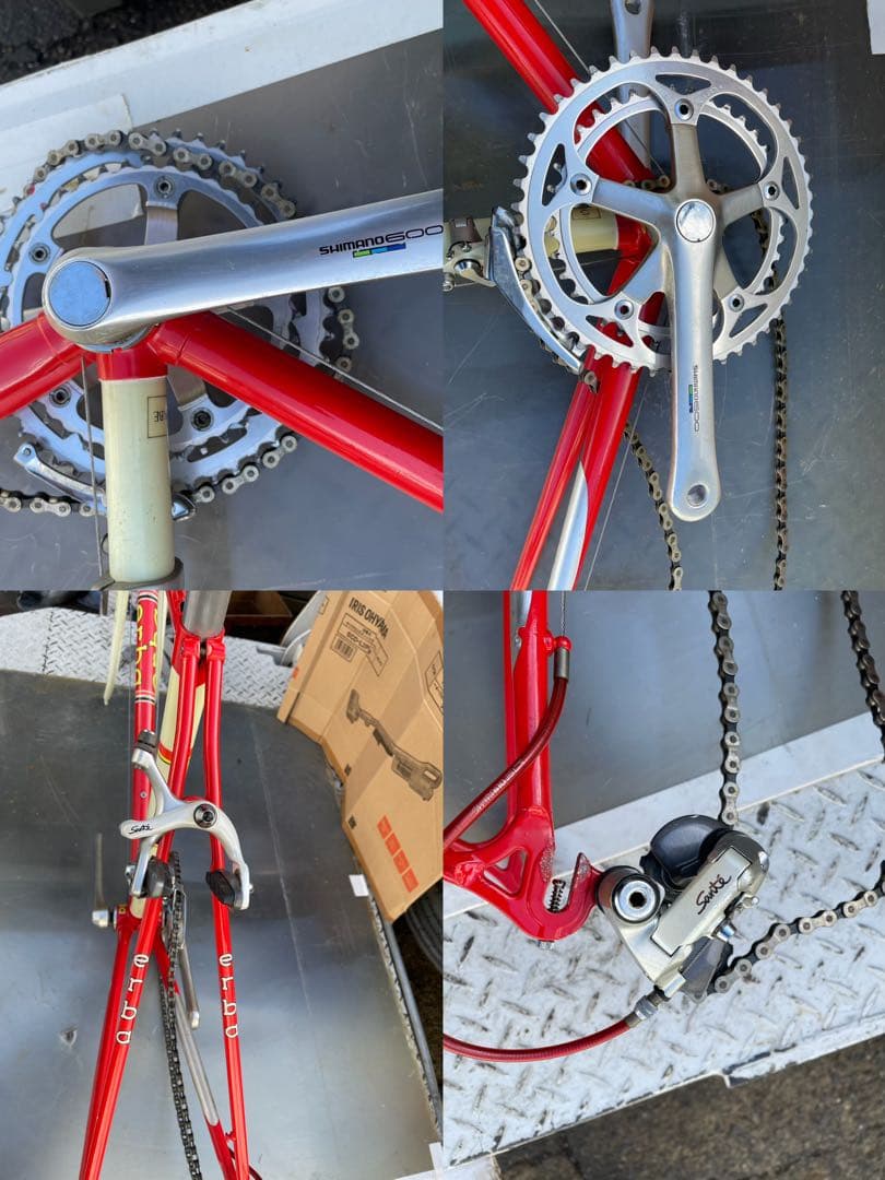 ロードバイク レッド