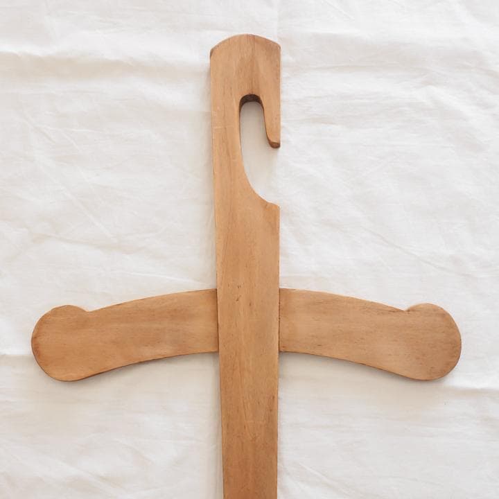 北欧 アンティーク木製クロスハンガー