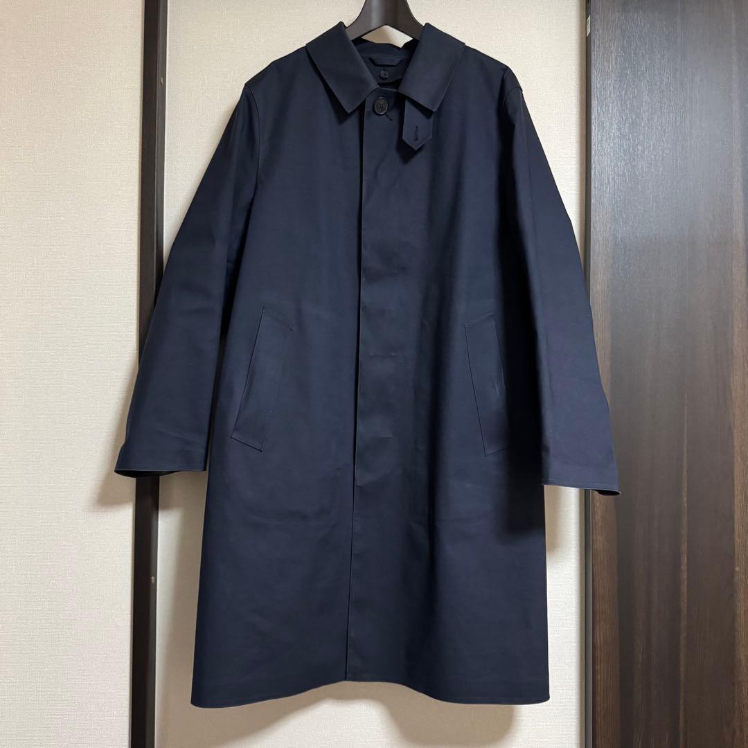 マッキントッシュ　ダンケルド　ネイビー　サイズ38 ゴム引きコート