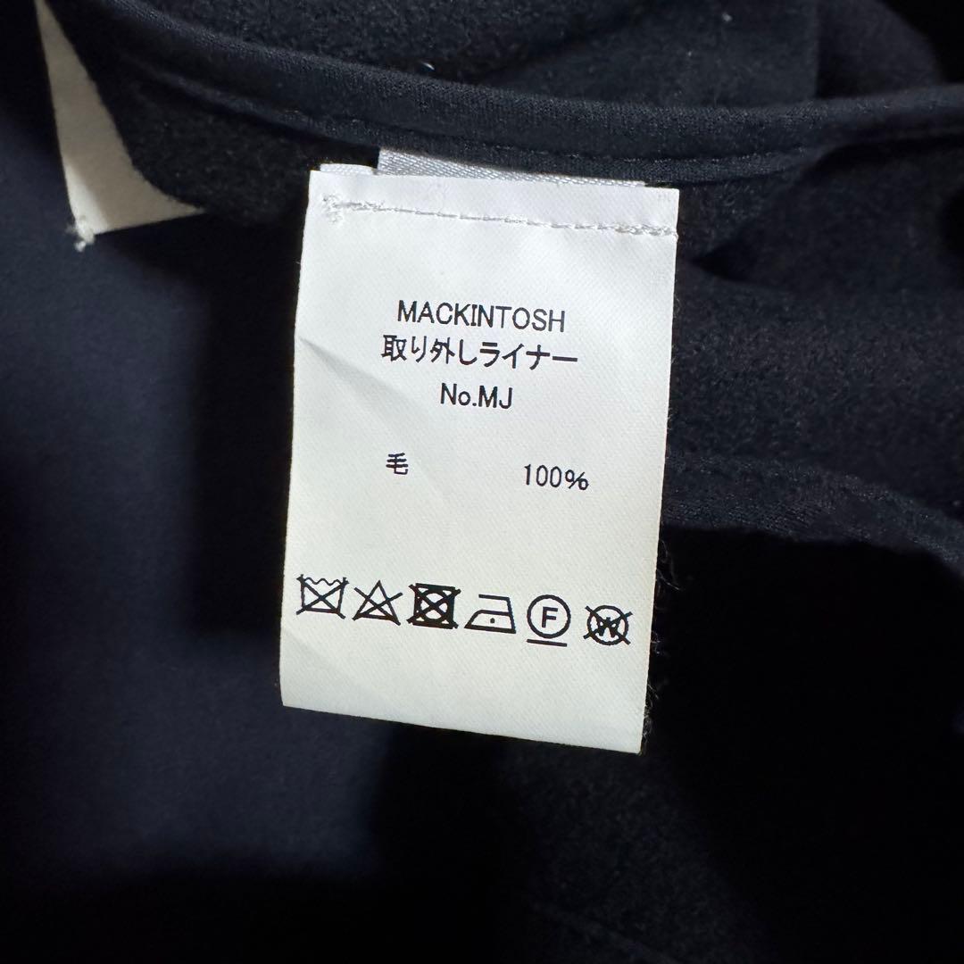 マッキントッシュ　ダンケルド　ネイビー　サイズ38 ゴム引きコート