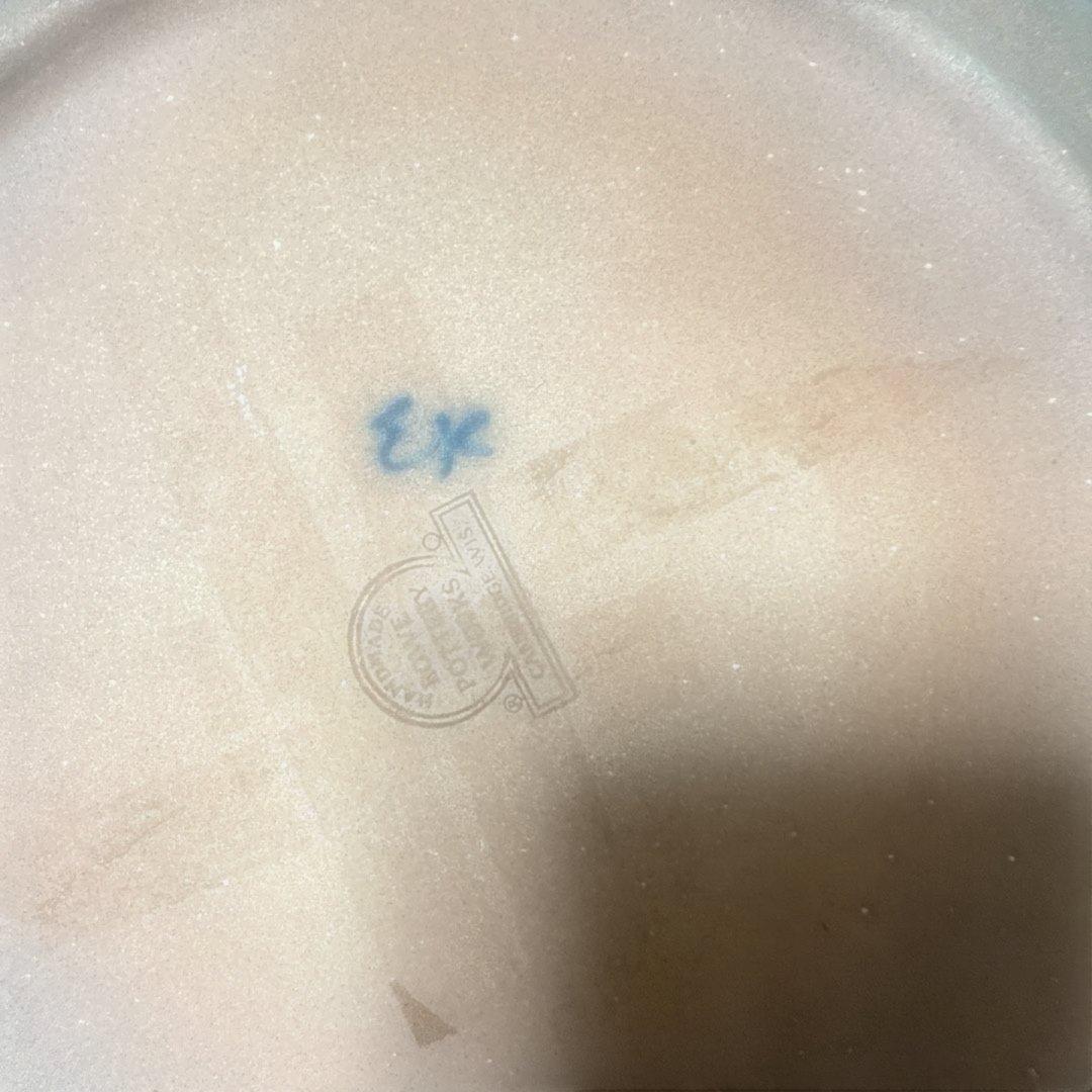 アントステラ　ローポタリーハートデザインの陶器皿セット