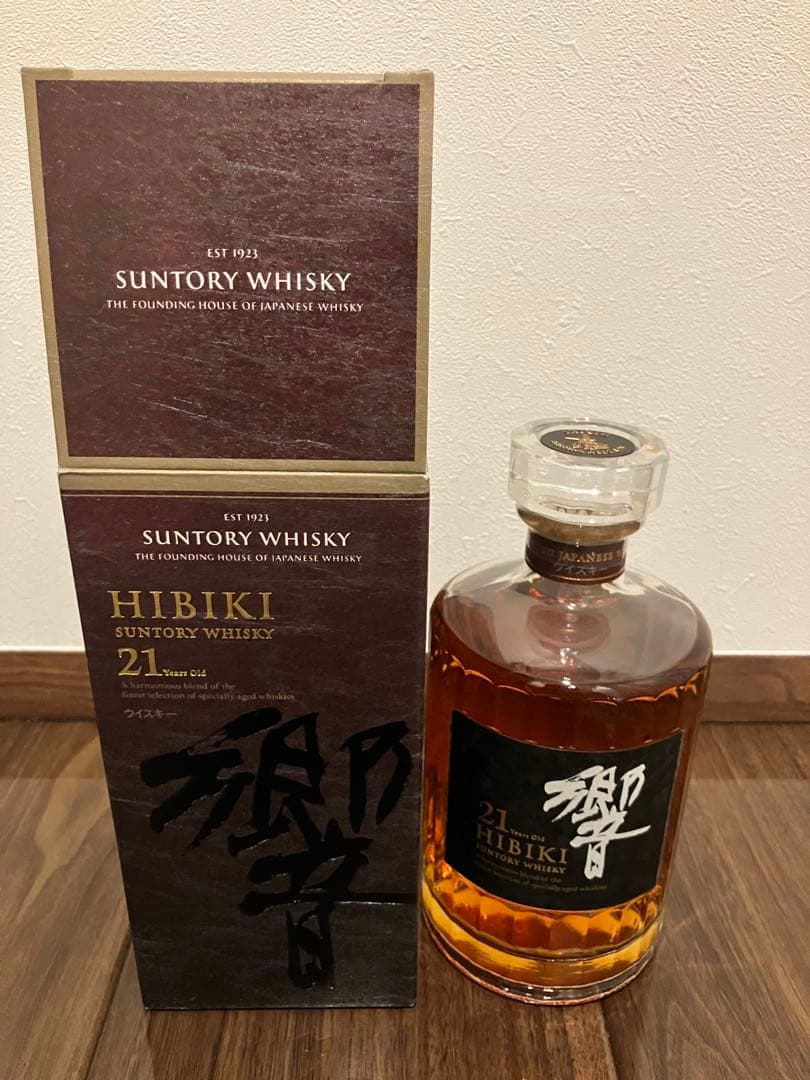 （箱付き）響　21年　ブレンデッドウイスキー