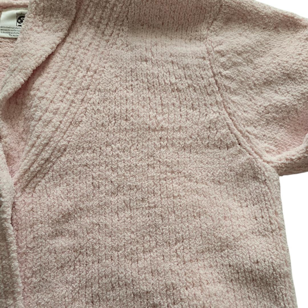 kashwére カシウエア ロングカーディガン ライトピンク サイズ S/M