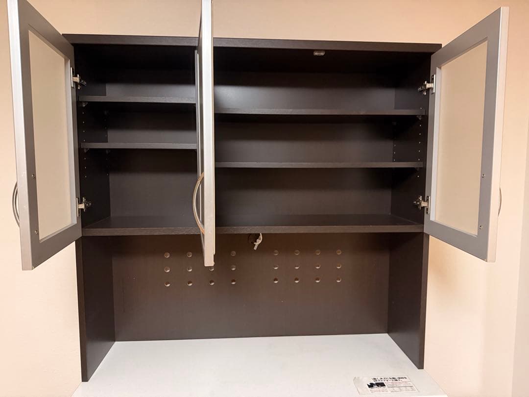 Q3036 キッチンボート　食器棚　収納棚　コンセント付き　家具