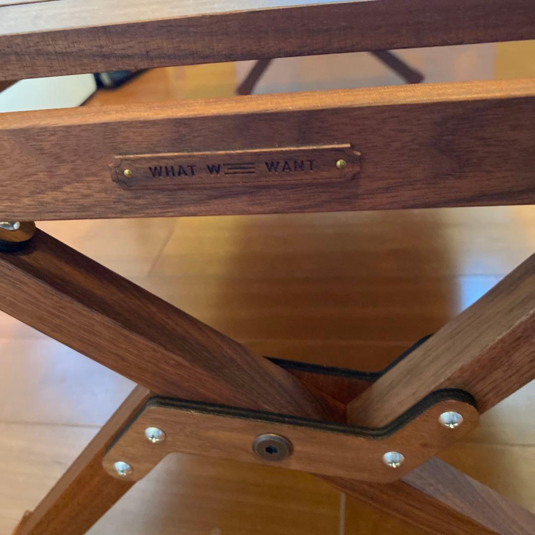 what we want ロールトップテーブル　大　ウォールナット