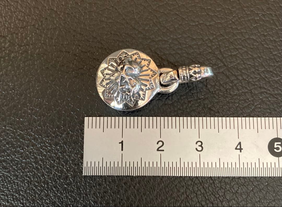 GODSIZE スタンプワークハートペンダント ゴッドサイズ シルバー925