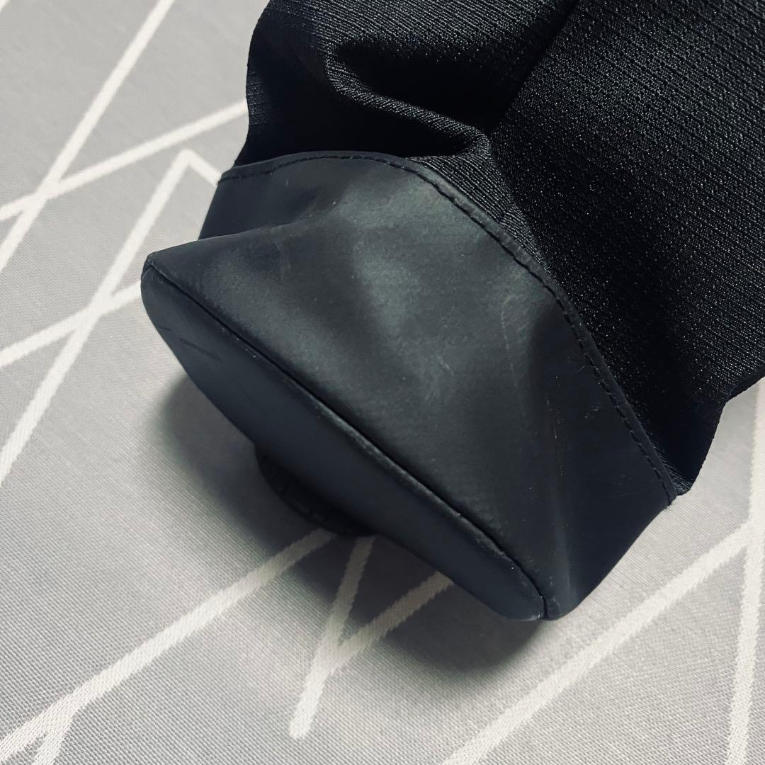 美品】NEW ERAスタンド付きゴルフバッグ ／ブラック.ホワイト／ヘッドカバー