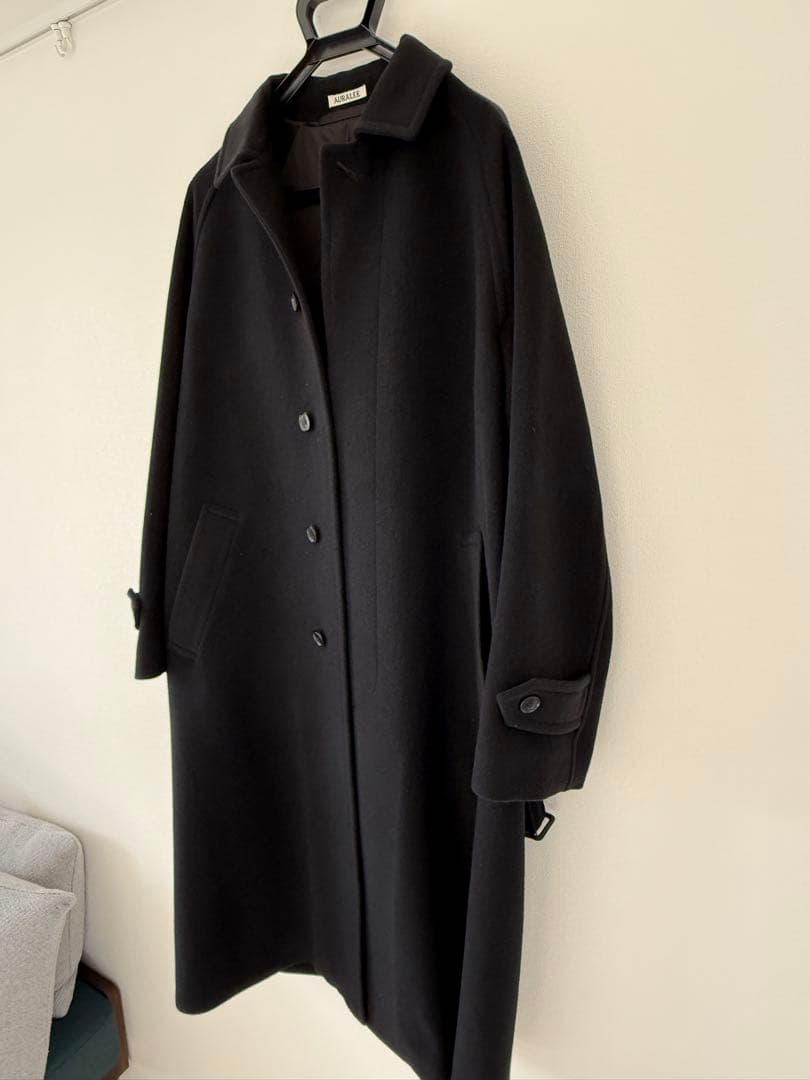 ジャケット・アウター SUPERFINE WOOLMOSSER SOUTIEN COLLAR COAT