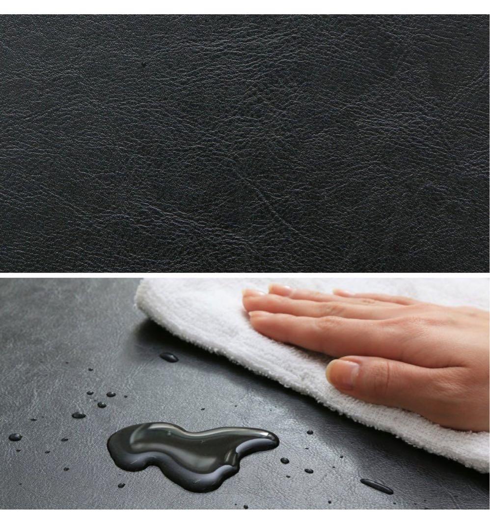 レザー風ブラウンソファ　2人掛け　【本体】※オットマンと合わせて購入お願いします