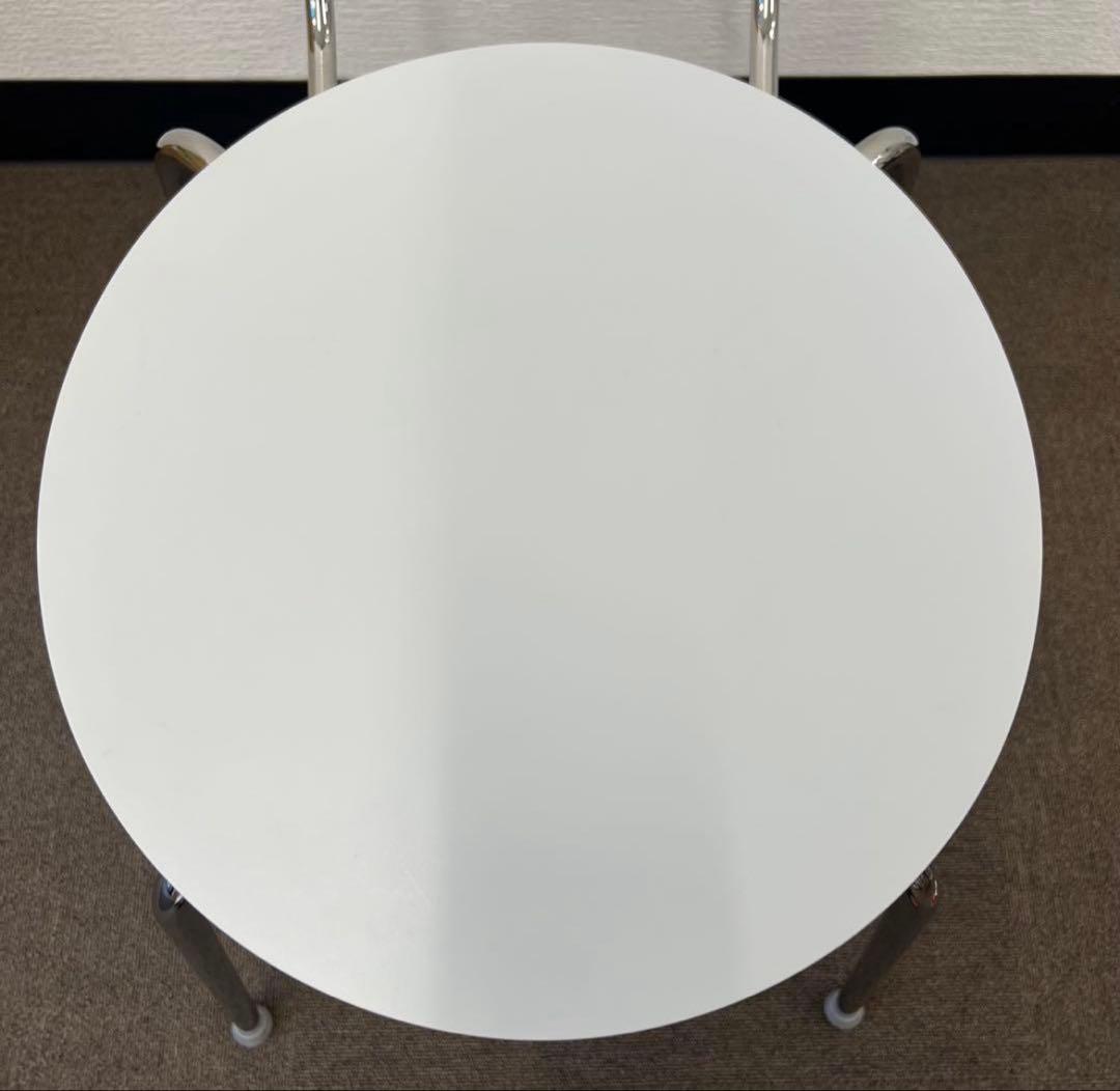 無印　椅子　スチールチェア　ライトグレー　北欧　エンツォ・マリ　マリオリナチェア