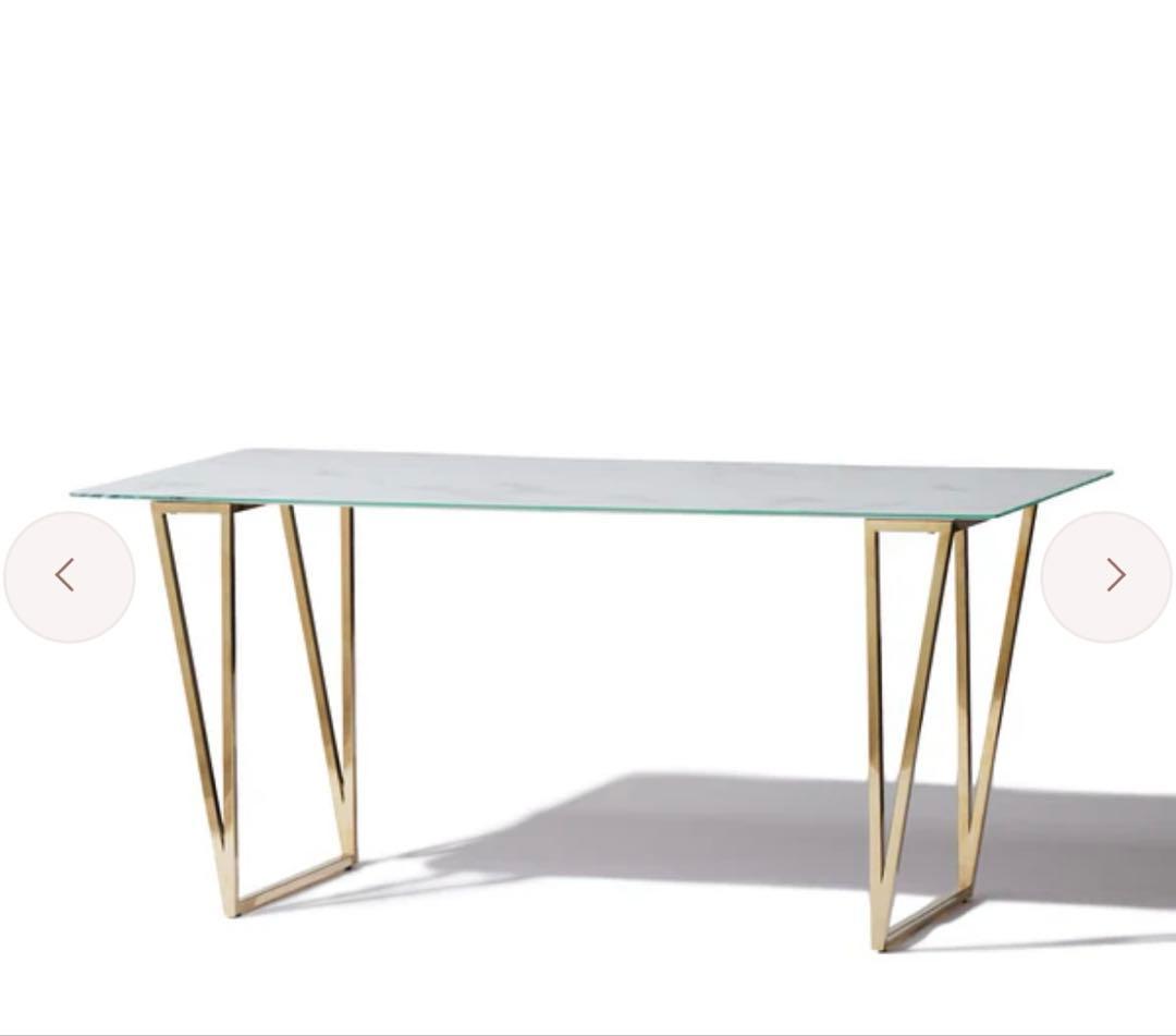 Francfrancフェリシテダイニングテーブル大理石160w