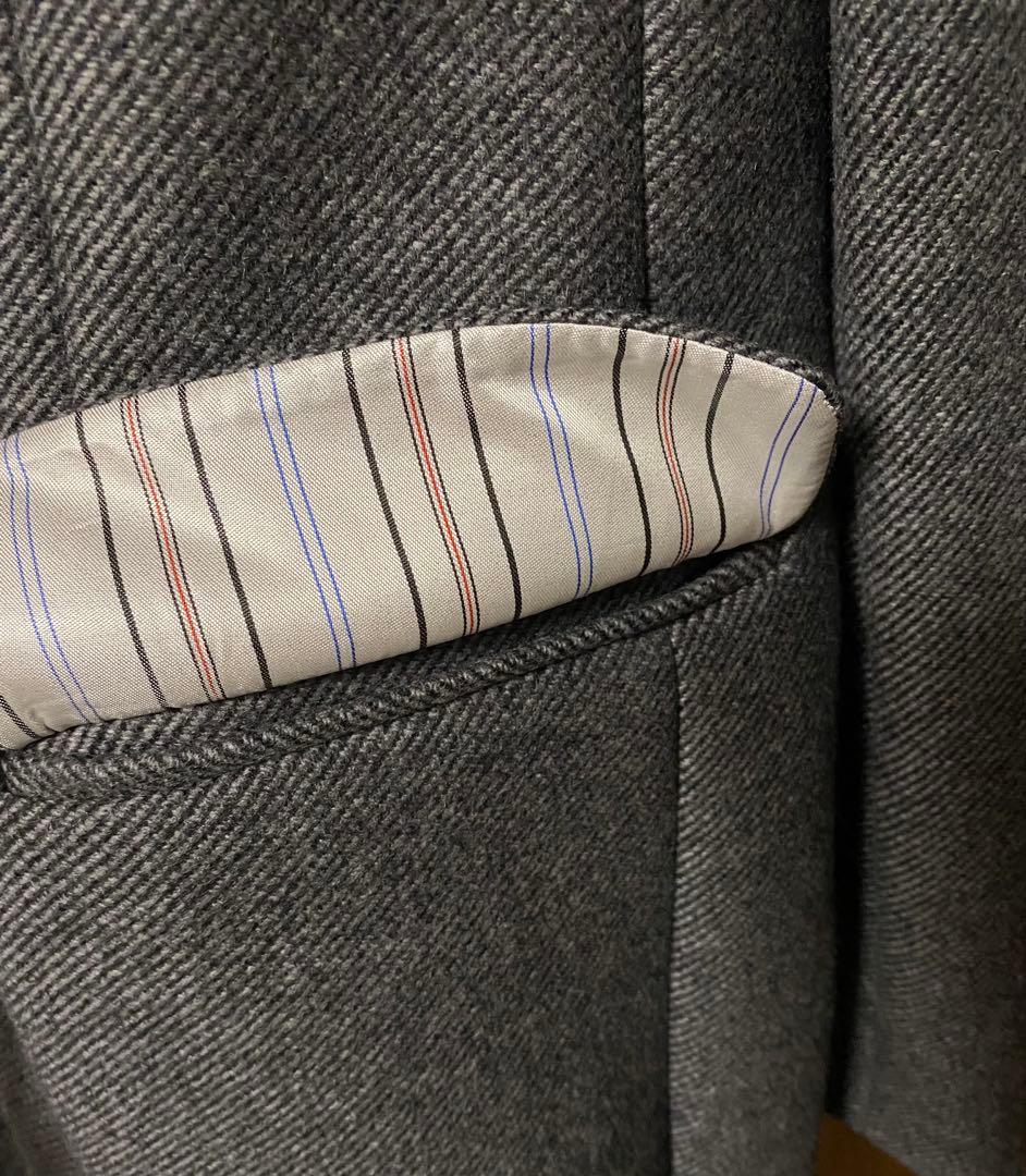 新品✨NINA RICCI チェスターコート ロング丈 ２つボタン グレー 36