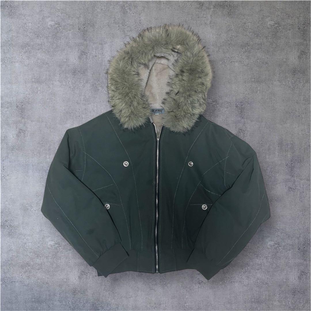 Core y2k 00s 平成ギャル フェアリーグランジ アウター ファー付き