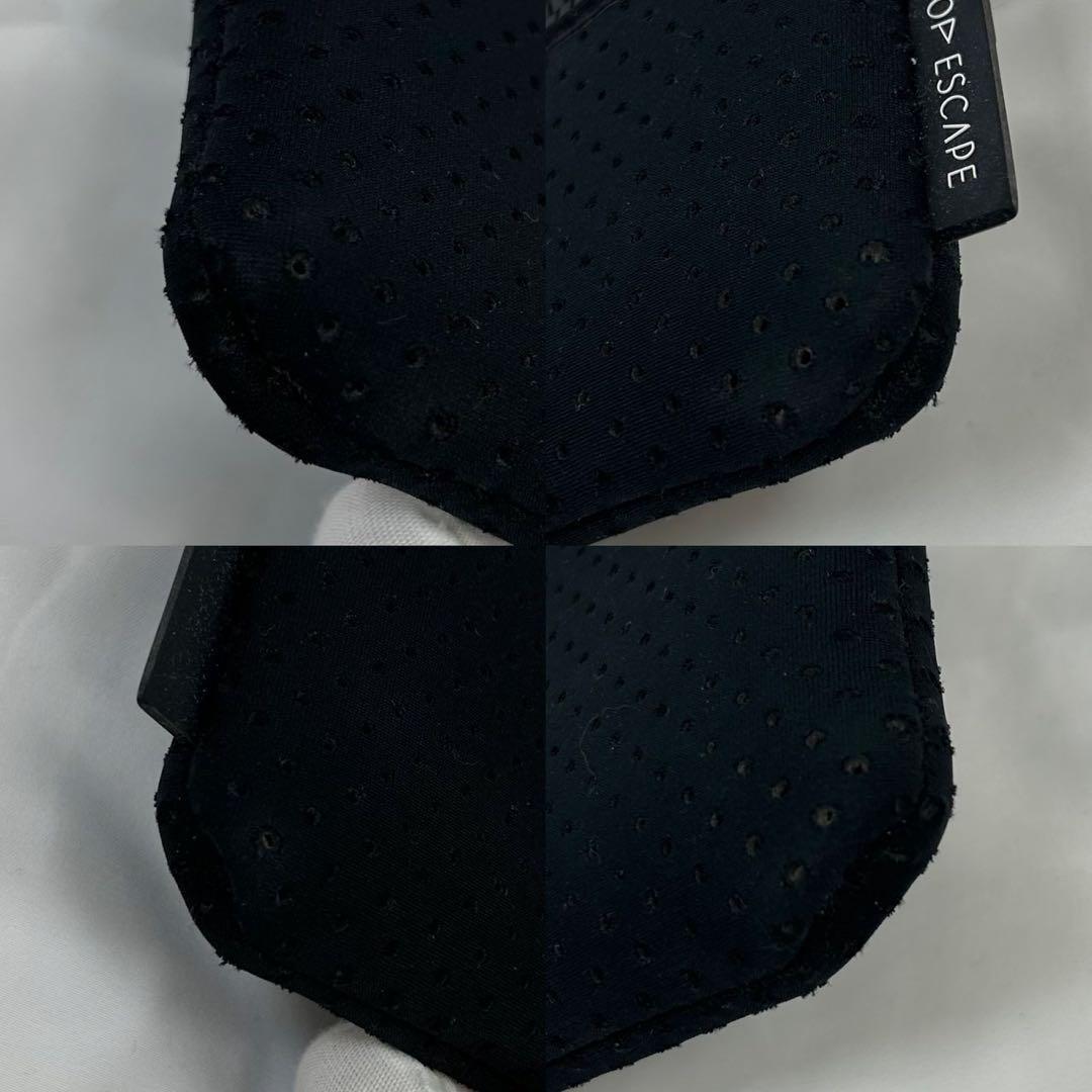 【極美品】ステイトオブエスケープ トートバッグ ポーチ付き 黒 A4可 大容量