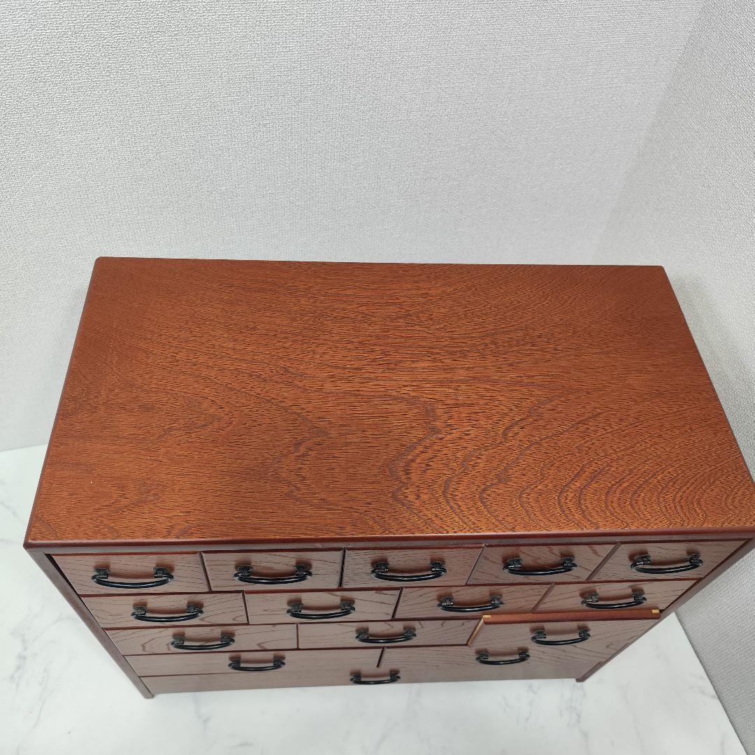 家具 民芸箪笥 小箪笥 小引き出し 15杯 レトロ アンティーク ビンテージ