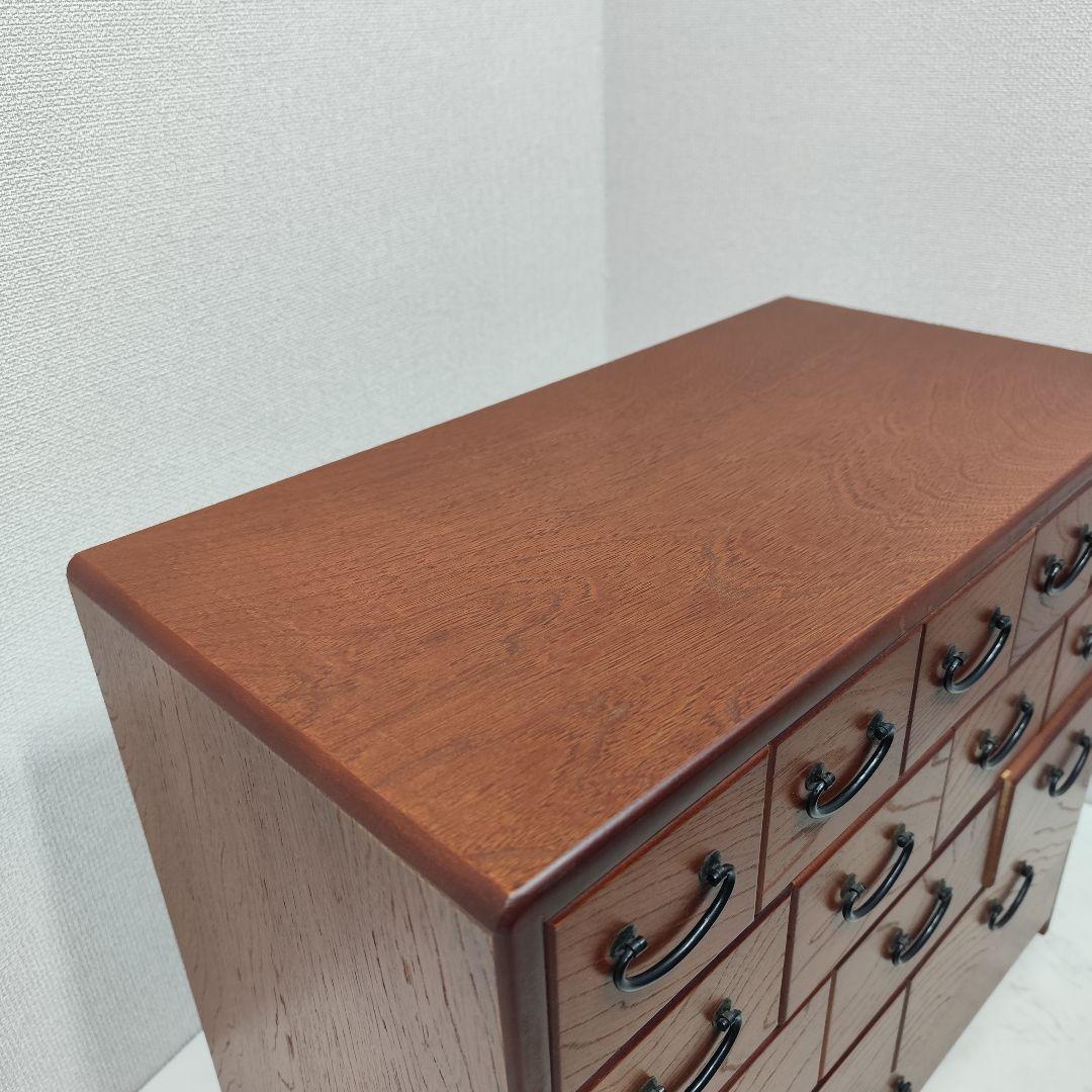 家具 民芸箪笥 小箪笥 小引き出し 15杯 レトロ アンティーク ビンテージ