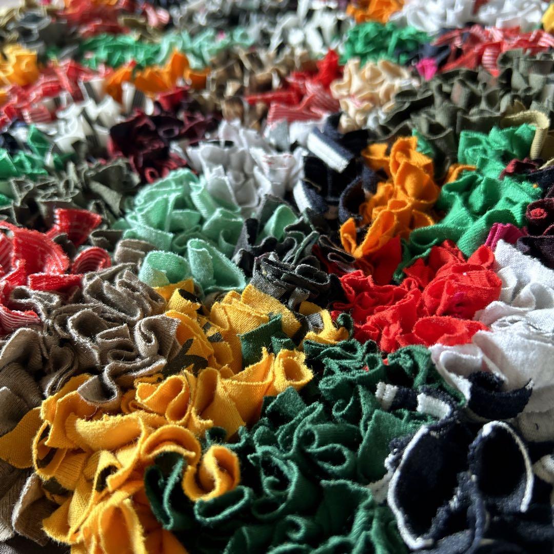 1点物・ボシャルウィット風カラフルラグ✴︎ハンドメイド