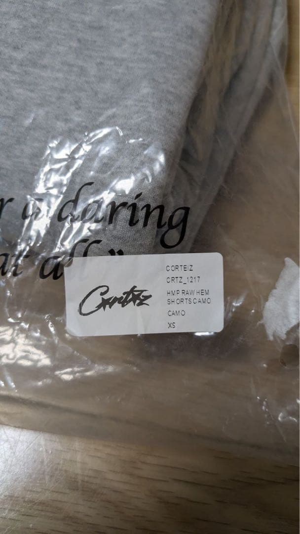 ウェア CORTEIZ HMP RAW HEM SHORTS HEATHER GREY