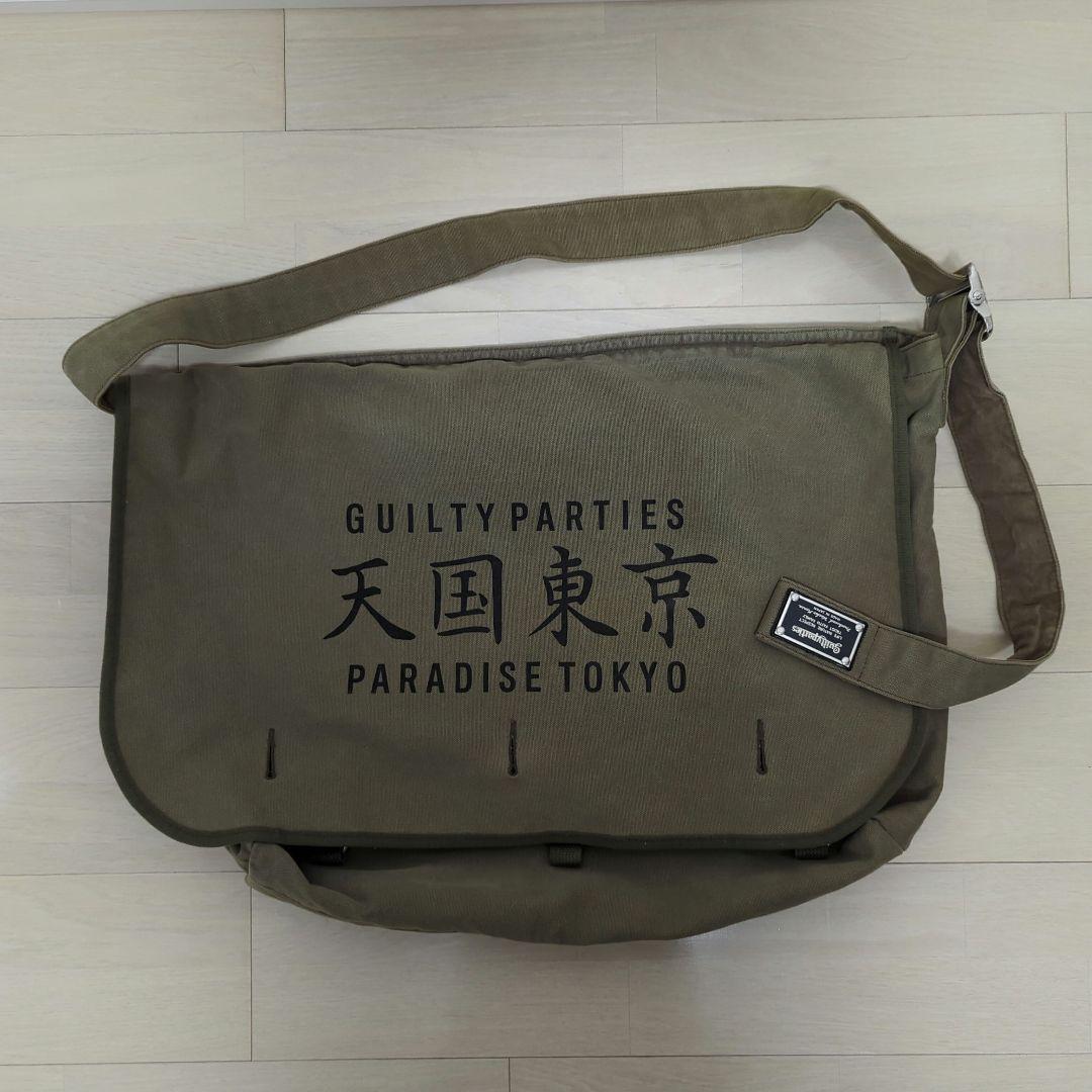 ワコマリア×ポーター　天国東京 メッセンジャーバッグ 　ベージュ Lサイズ