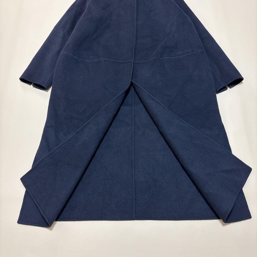 MUSE ドゥーズィエムクラス victorian リバーノーカラーロングコート