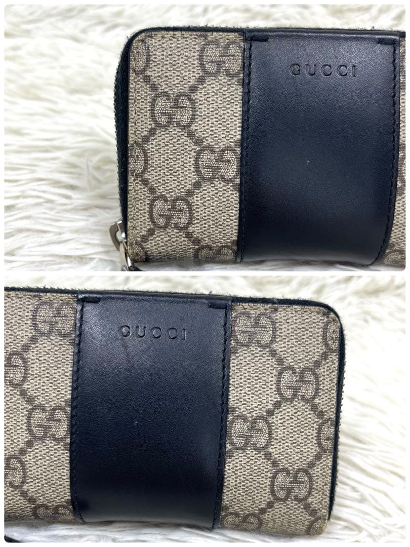 美品‼️ GUCCI グッチ　ケース　GGスプリーム レザー　PVC