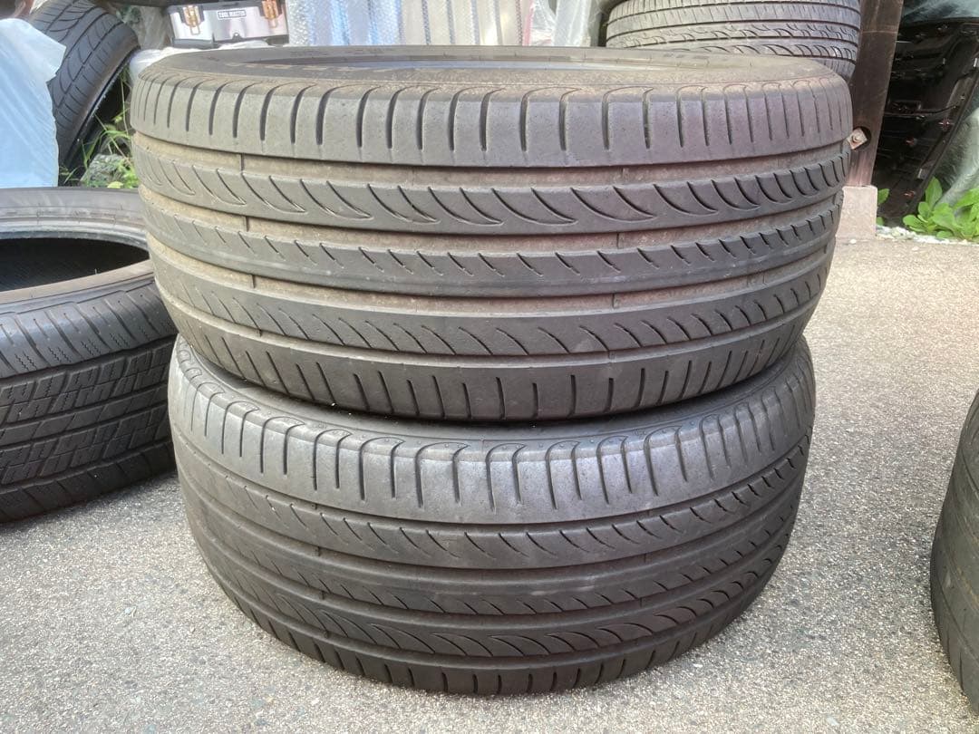 送料無料！2022年製バリ山！ミシュランPOWERCY 245/45R18 2本