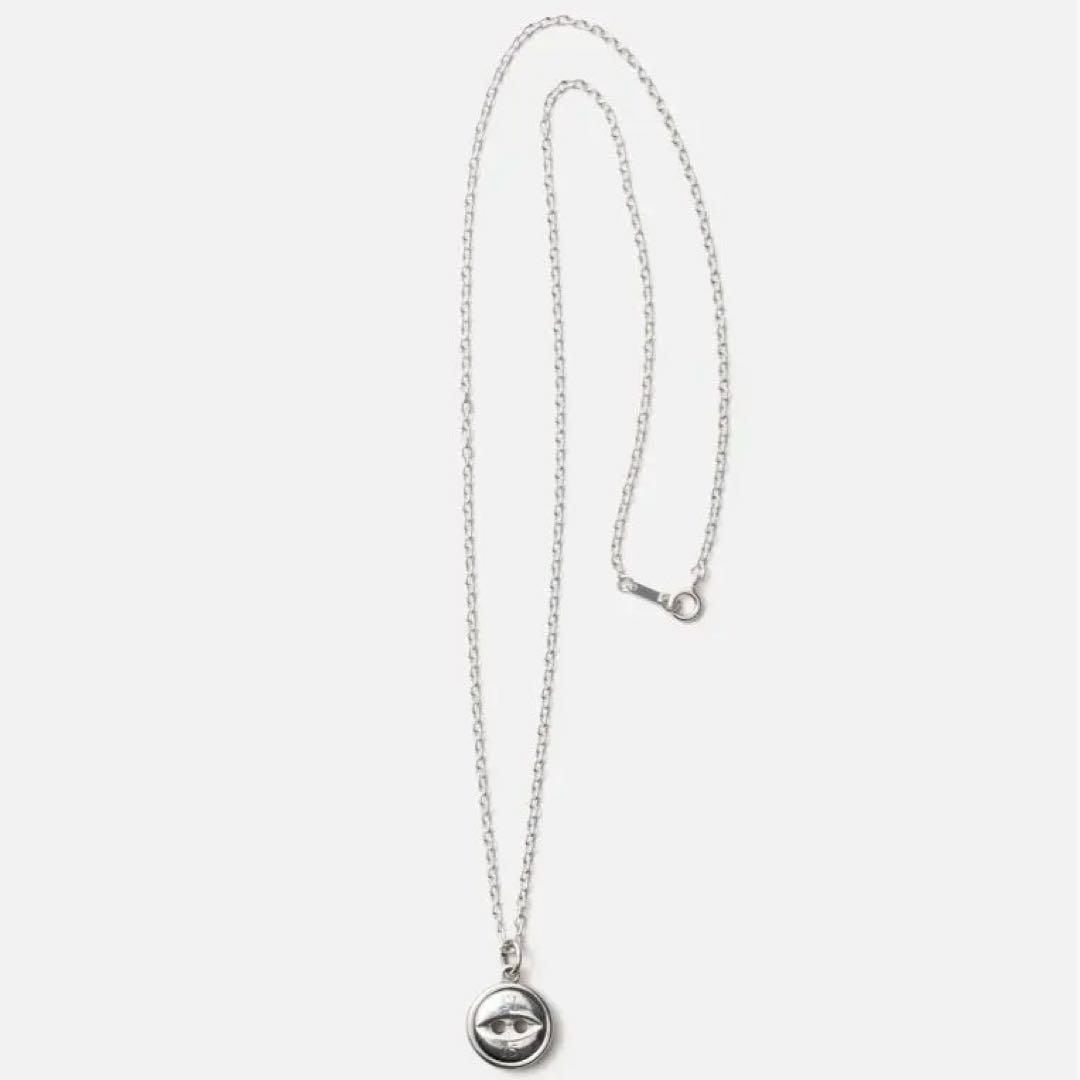 アクセサリー NEIGHBORHOOD SILVER BUTTON NECKLACE