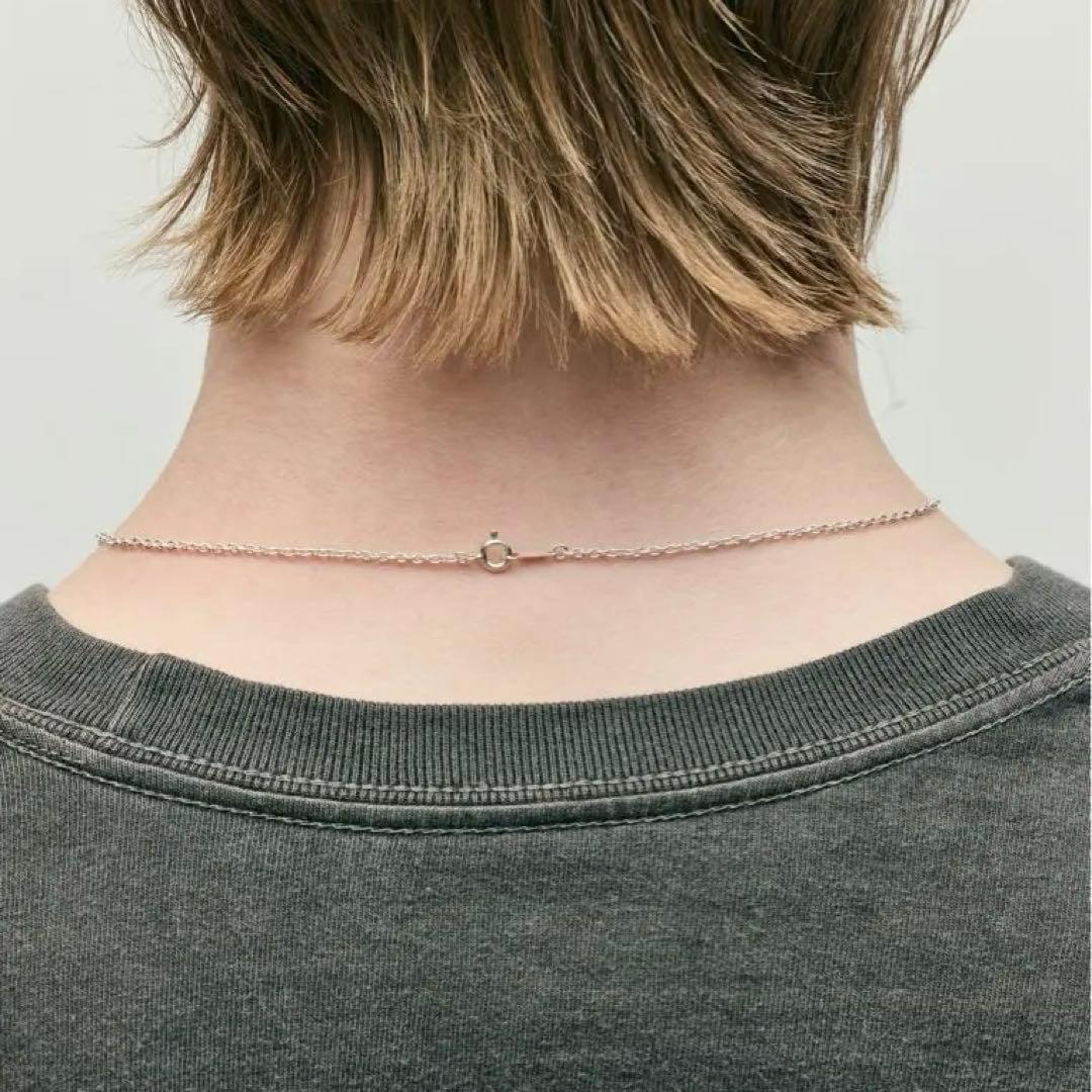アクセサリー NEIGHBORHOOD SILVER BUTTON NECKLACE